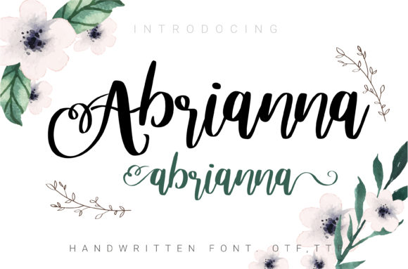 Abrianna Font: Elegant Script for Editorial Design