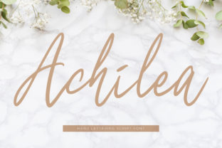 Achilea Font: Authentic Script Style & Free Download Guide