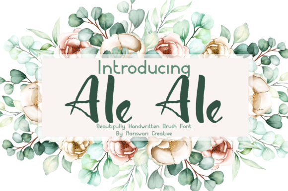 Ale Ale Font: Elegant Script for Modern Design