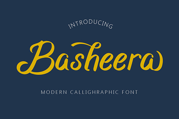 Basheera Font: Elevate Digital Marketing Visuals