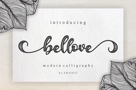 Bellove Font: Elevating Brand Identity with Friendly Script