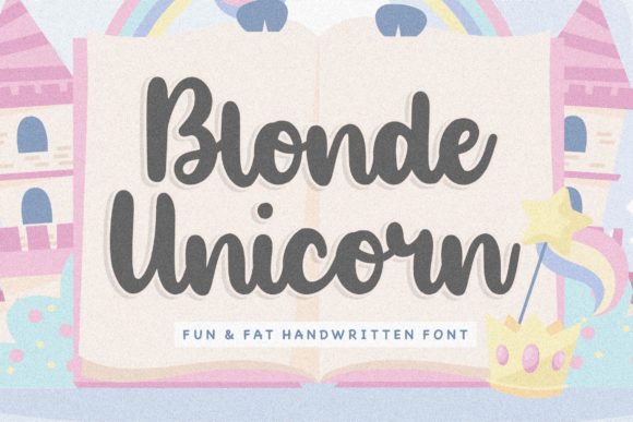 Blonde Unicorn Font: Sweet Script for Digital Marketing