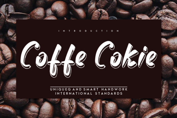 Coffe Cokie Font: Quirky Handwritten Branding for Small Business