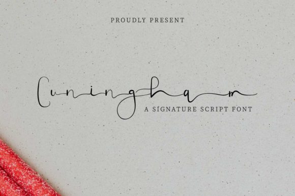Cuningham Font: Elegant Script for Editorial Design