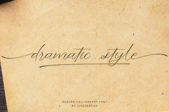 Dramatic Style Font: Elegant Script for Editorial Design