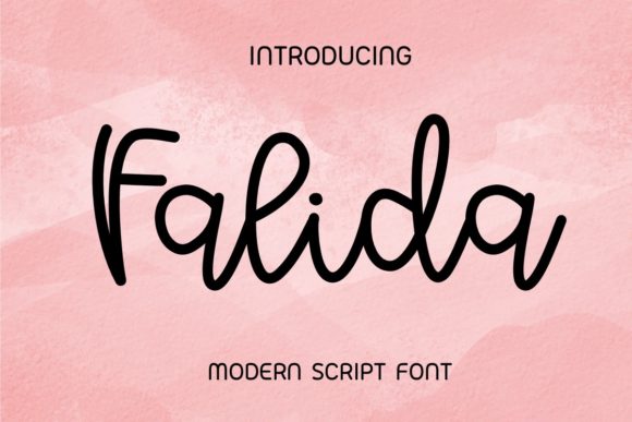 Falida Font: Cute Handwritten Style for Small Business Branding