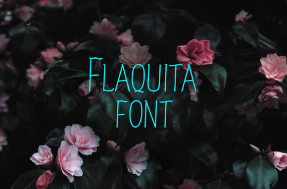 Flaquita Font: Handwritten Typography for Web Design
