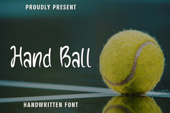 Hand Ball Font: A Sweet Handwritten Typeface for Makers