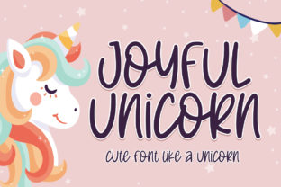 Joyful Unicorn Font: Authentic Branding for Small Business