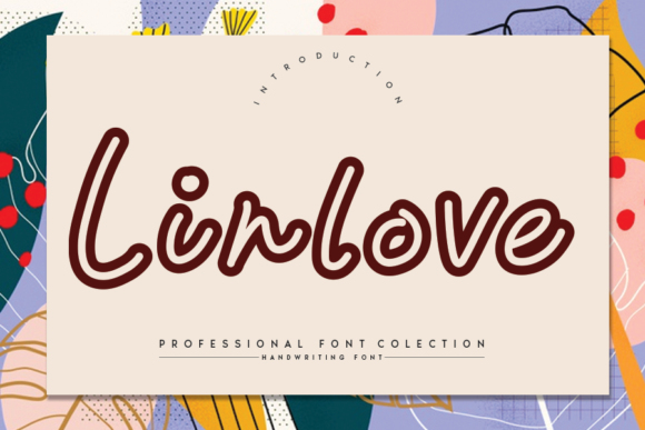 Linlove Font: Elegant Script Handwritten Typography for Editorial Design