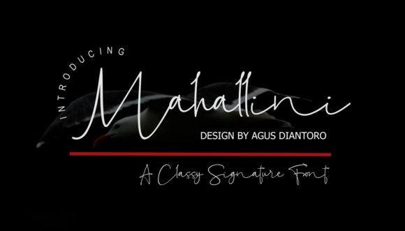 Mahallini Font Review for Modern Campaign Design