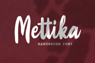 Mettika Font: Authentic Handwritten Script for Crafters