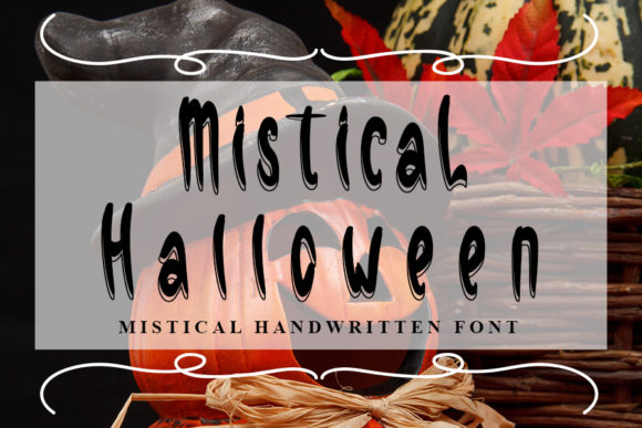 Mistical Halloween Font for Friendly Business Branding