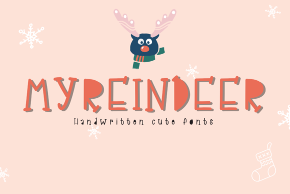 My Reindeer Font: Readable Handwritten Style for Web Design