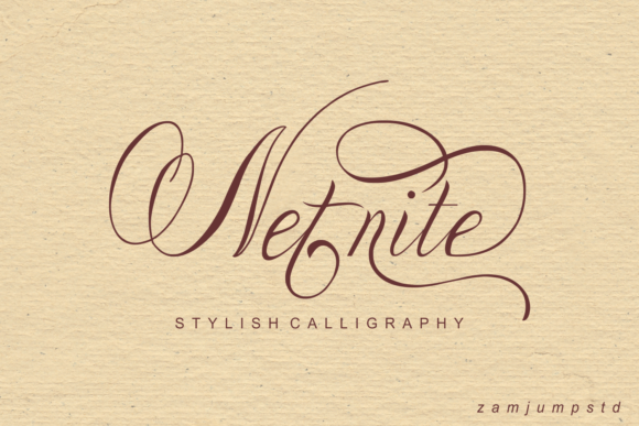 Netnite Font: Elevating Campaign Visuals with Elegant Script