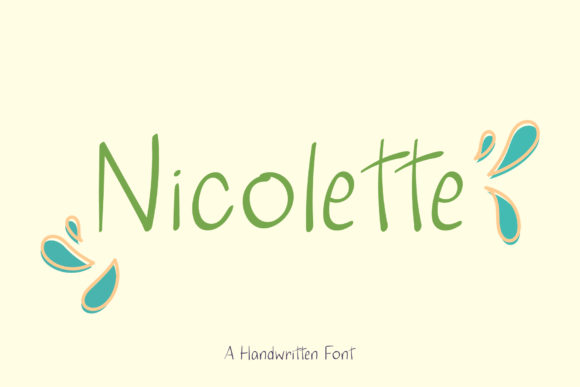 Nicolette Font: Joyful Handwritten Type for Makers
