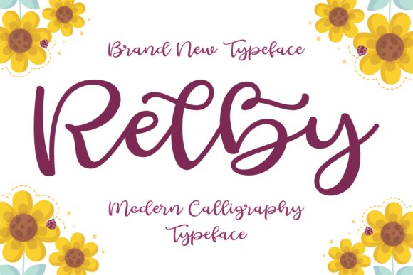 Relby Font: Elevating Web Design with Flowing Script