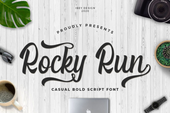 Rocky Run Font Review for Elegant Brand Identity Design