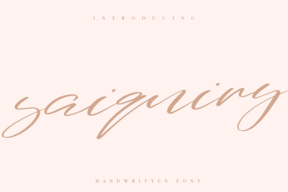 Saiquiry Font: Elevating Small Business Branding