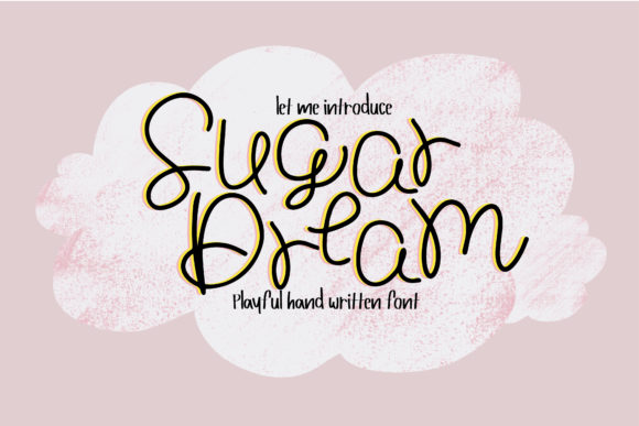 Sugar Dream Font: Cute Handwritten Script for Social Media