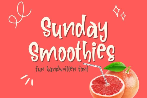 Sunday Smoothies Font for Friendly Web Design