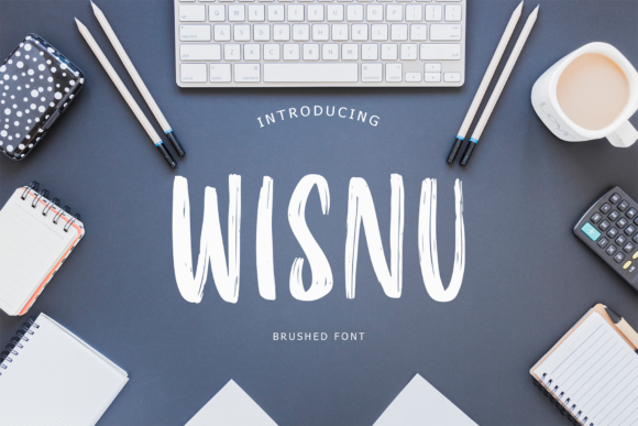 Wisnu Font: Bold Handwritten Type for Campaigns